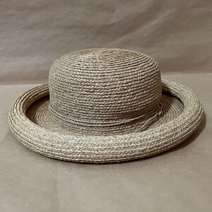 Helen Kaminski | Rolled Brim Hat Raffia Sun Hat Vintage One Size Natural